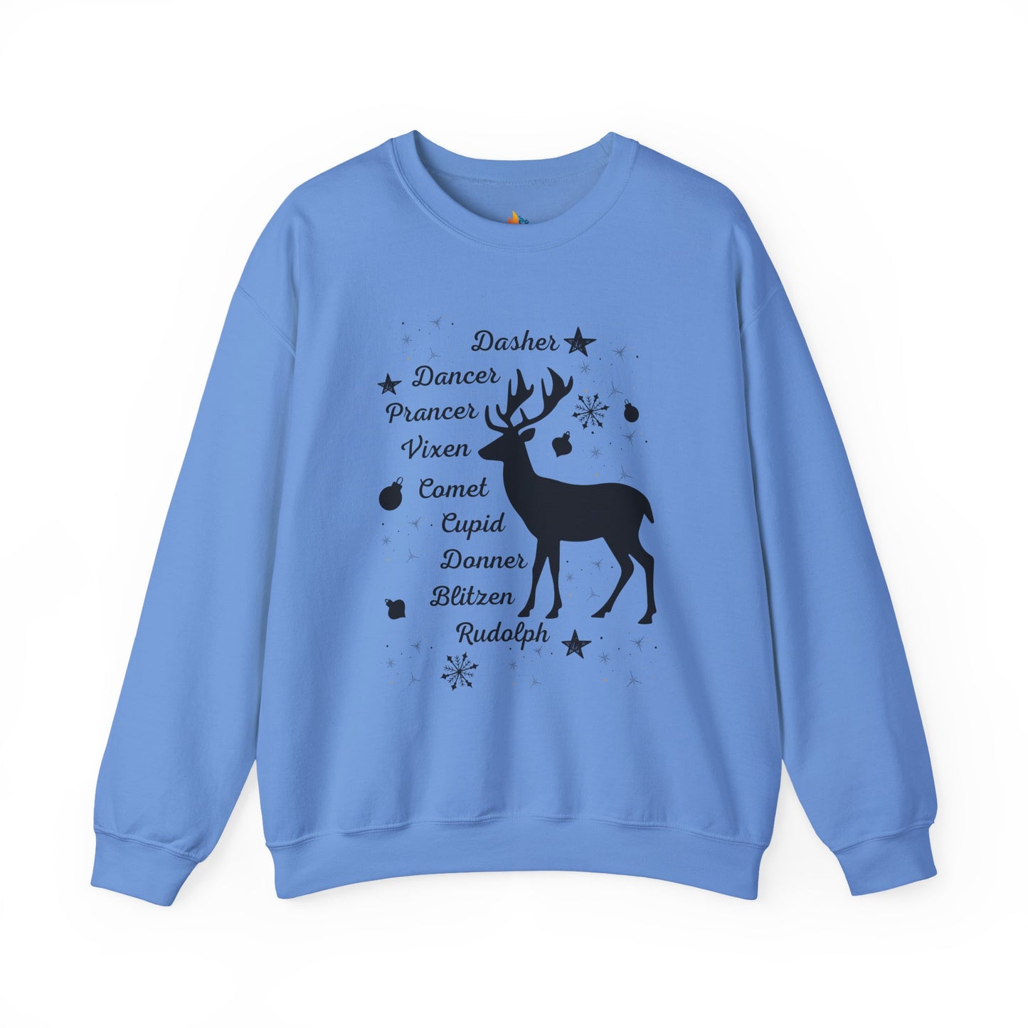 Reindeer, Christmas Sweatshirt, Unisex Crewneck, Holiday Season Outfit, Winter Sweatshirt