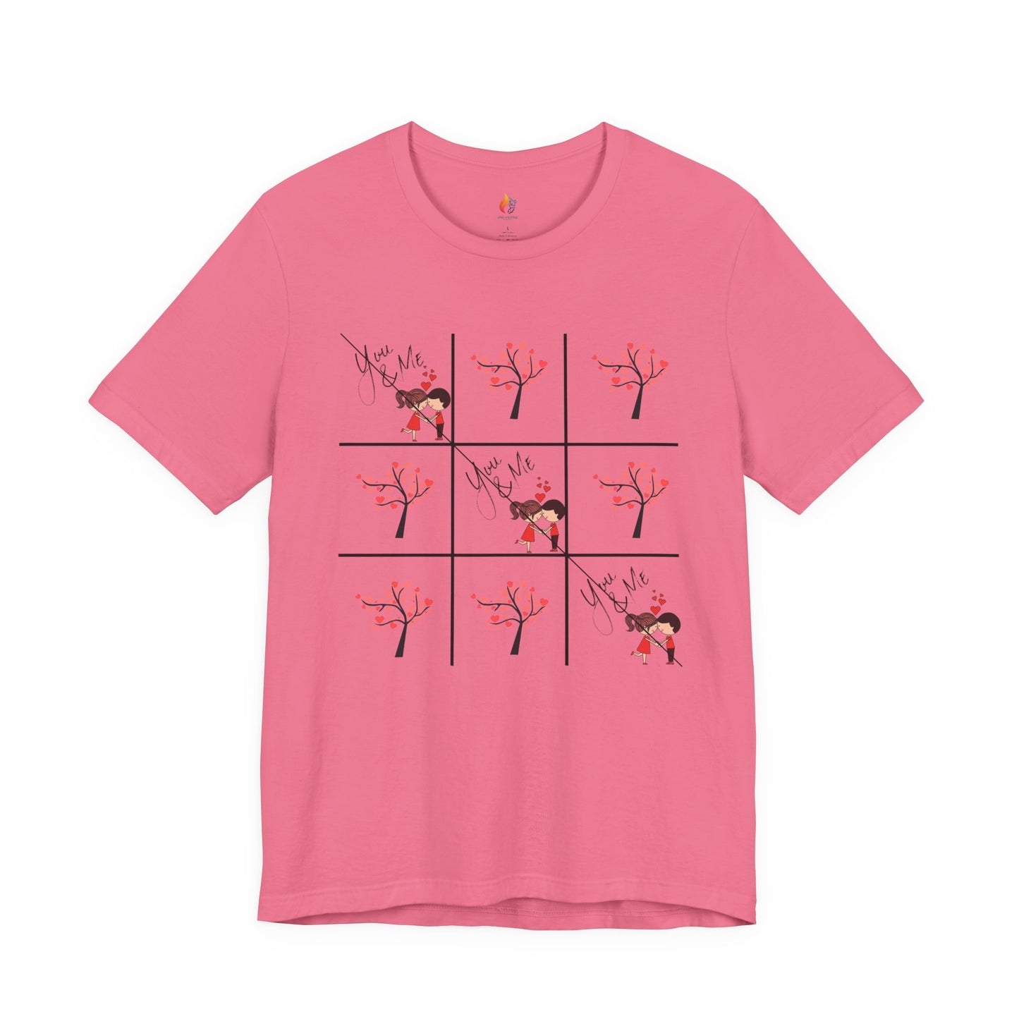Love Tic Tac Toe T-Shirt, Valentine’s Day T-shirt, Cute Valentine Shirt, Love Graphic Tee, Unisex Valentine Outfit, Gift for Him or Her, Romantic Holiday Tee