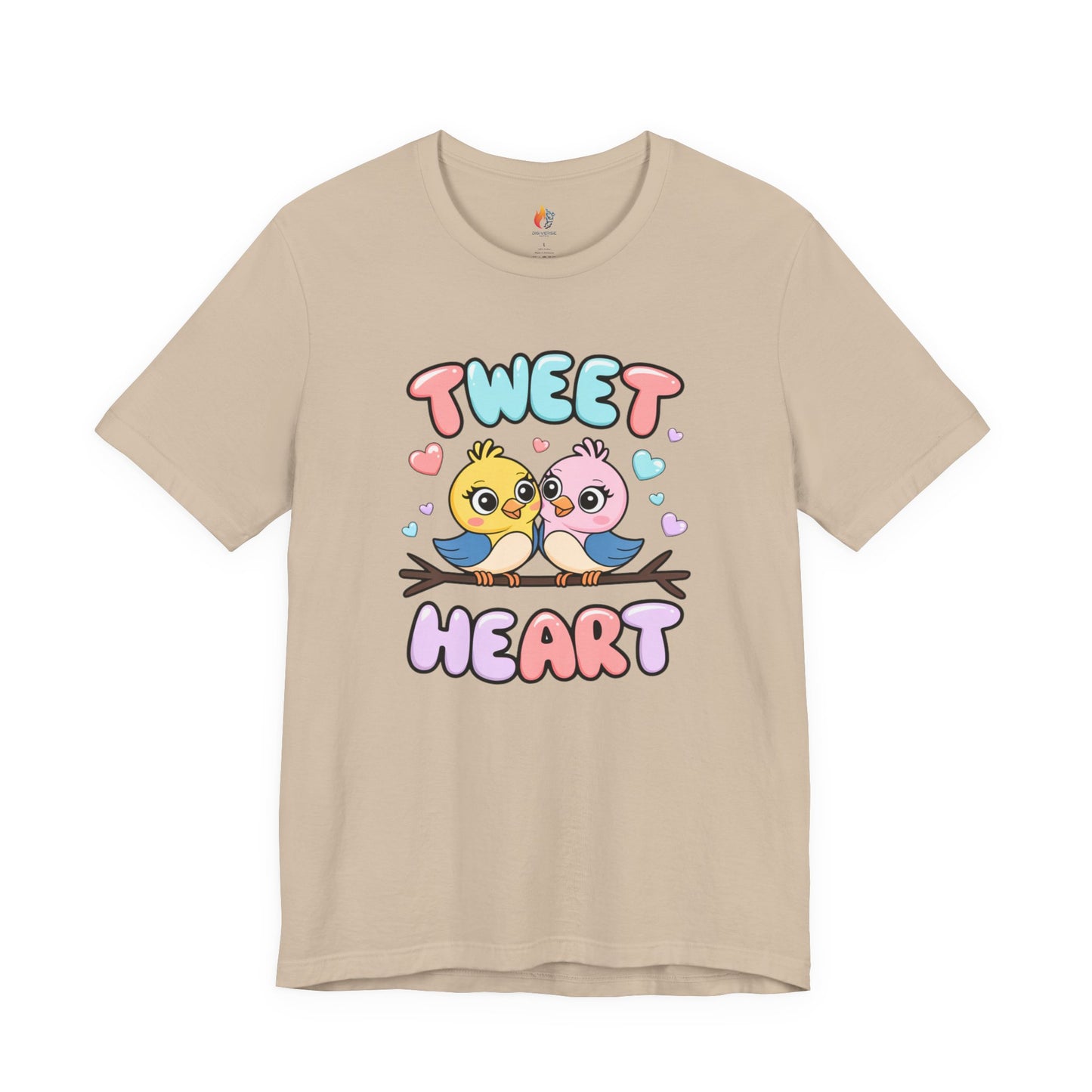 Tweet Heart T-Shirt, Valentine’s Day T-shirt, Cute Valentine Shirt, Love Graphic Tee, Unisex Valentine Outfit, Gift for Him or Her, Romantic Holiday Tee