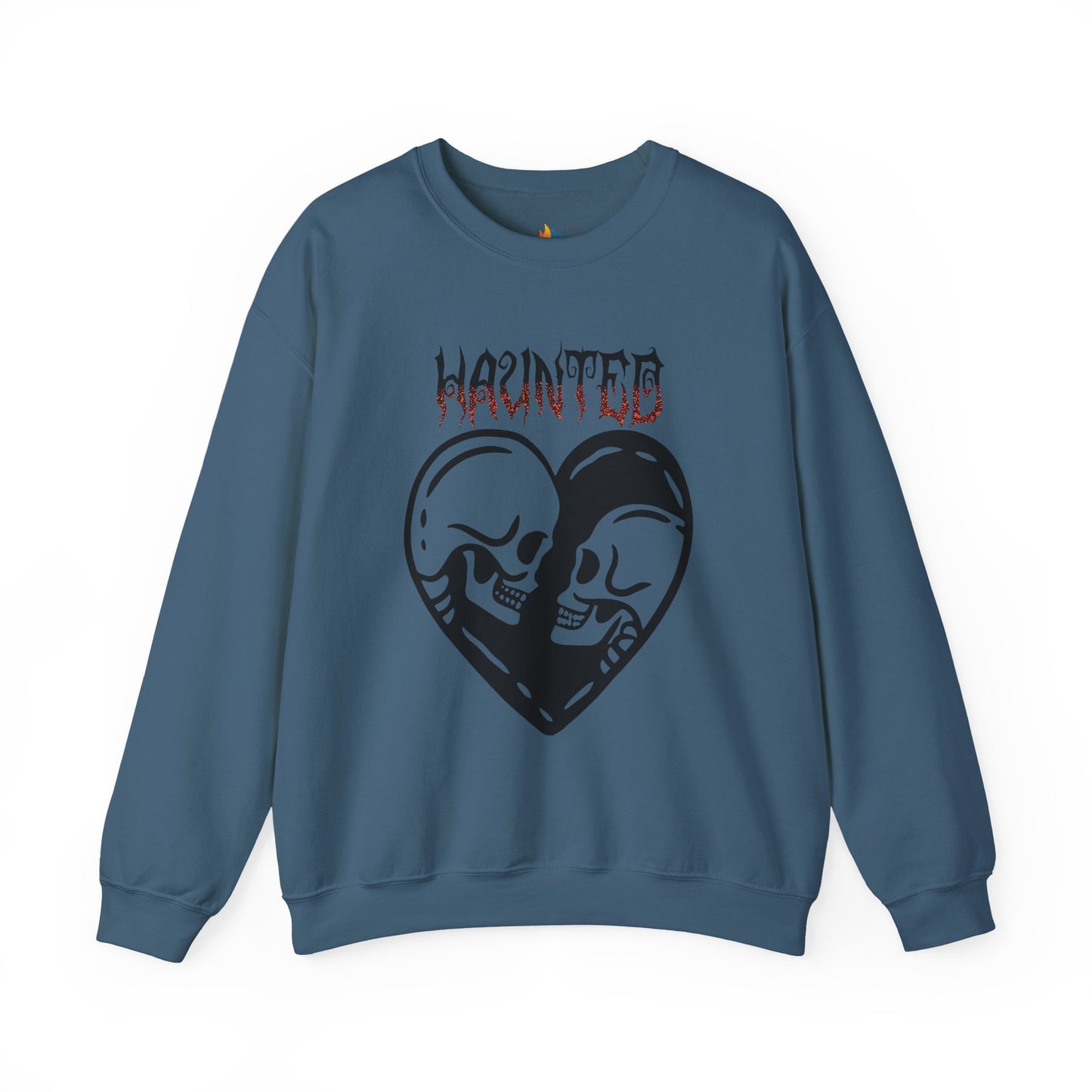 Haunted Sweatshirt, Unisex Crewneck, Fall Season Outfit, Cozy Fall Gift, Halloween Gift