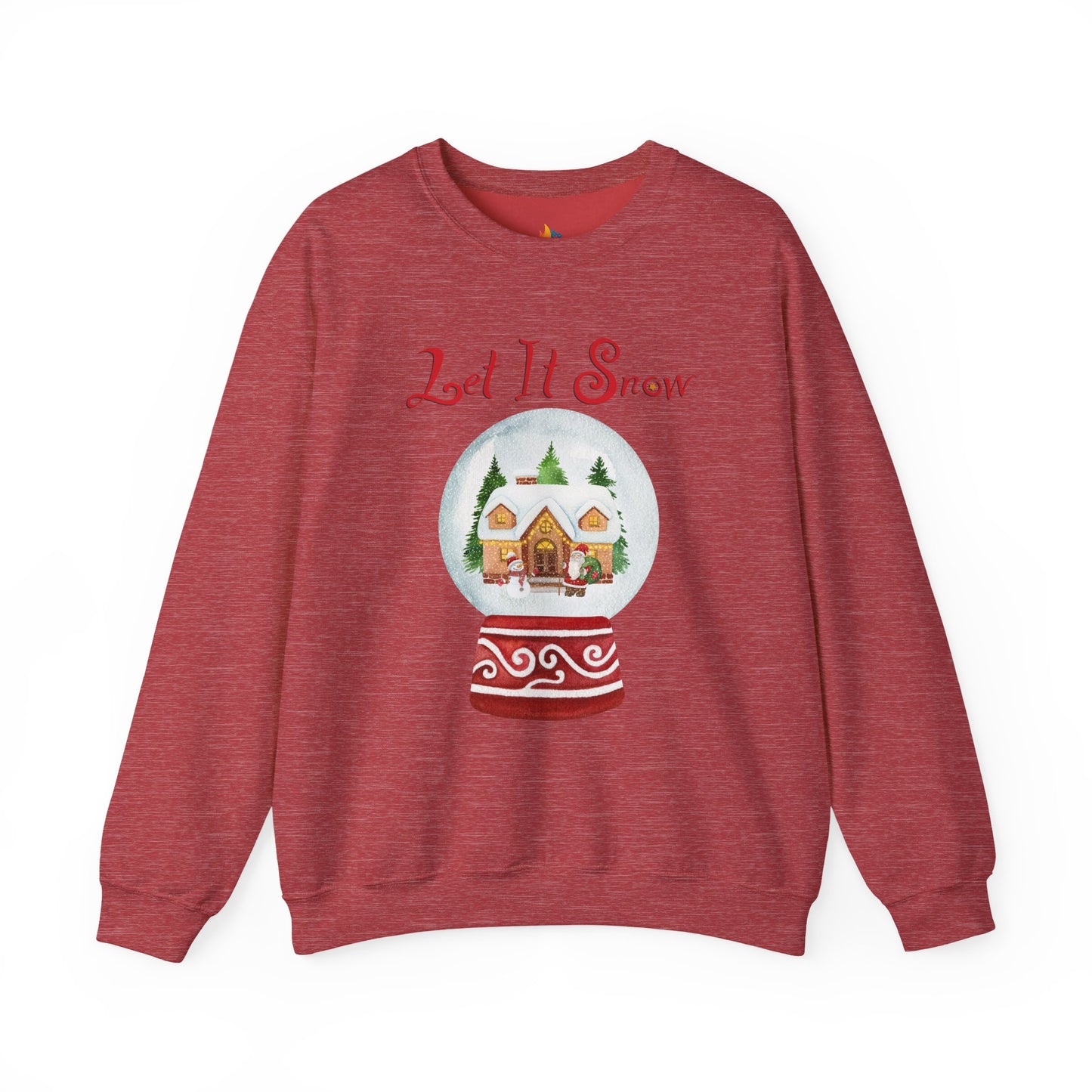 Let it Snow, Christmas Sweatshirt, Unisex Crewneck, Holiday Season Outfit, Winter Sweatshirt