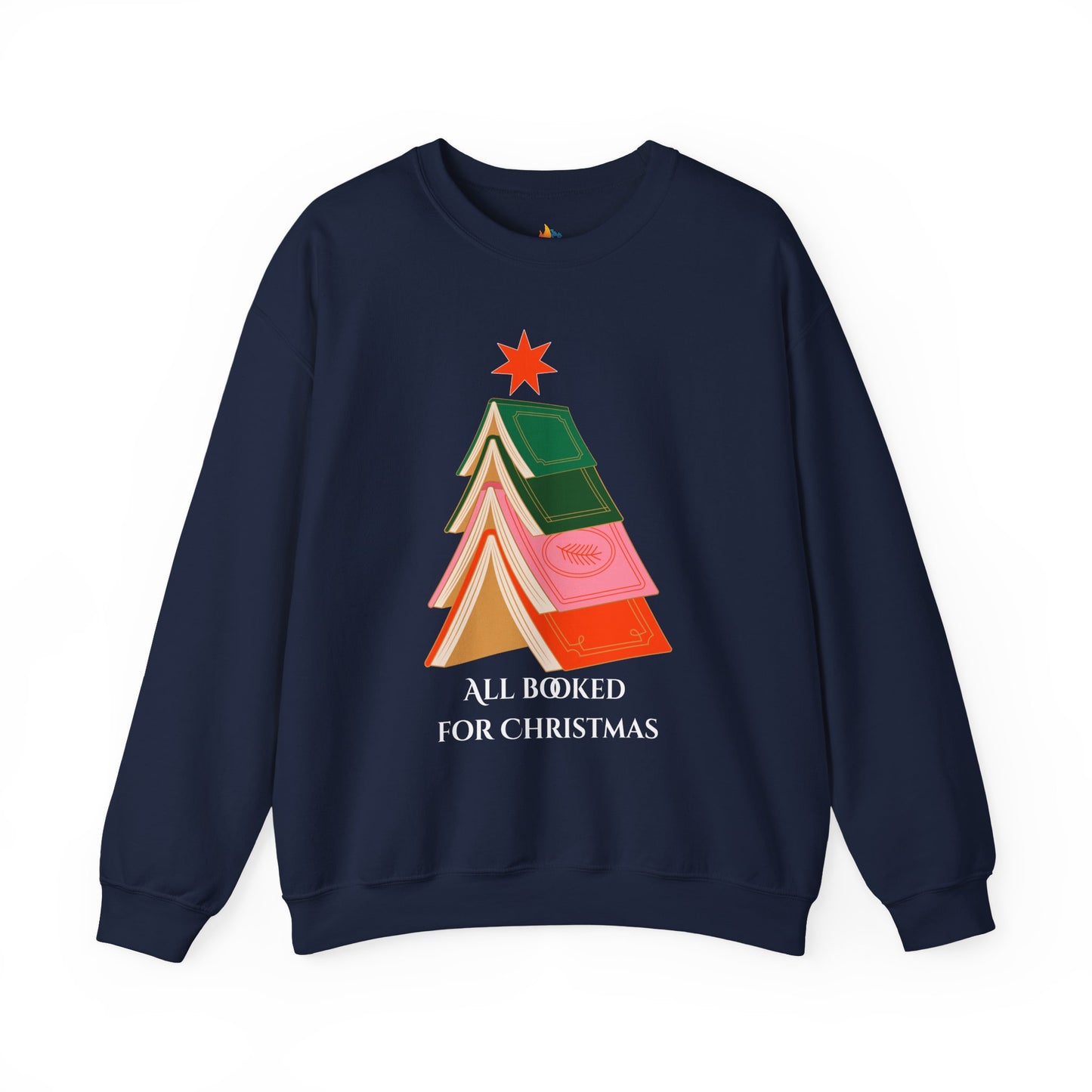 All booked for Christmas Sweatshirt, Unisex Crewneck, Holiday Season Outfit, Winter Sweatshirt
