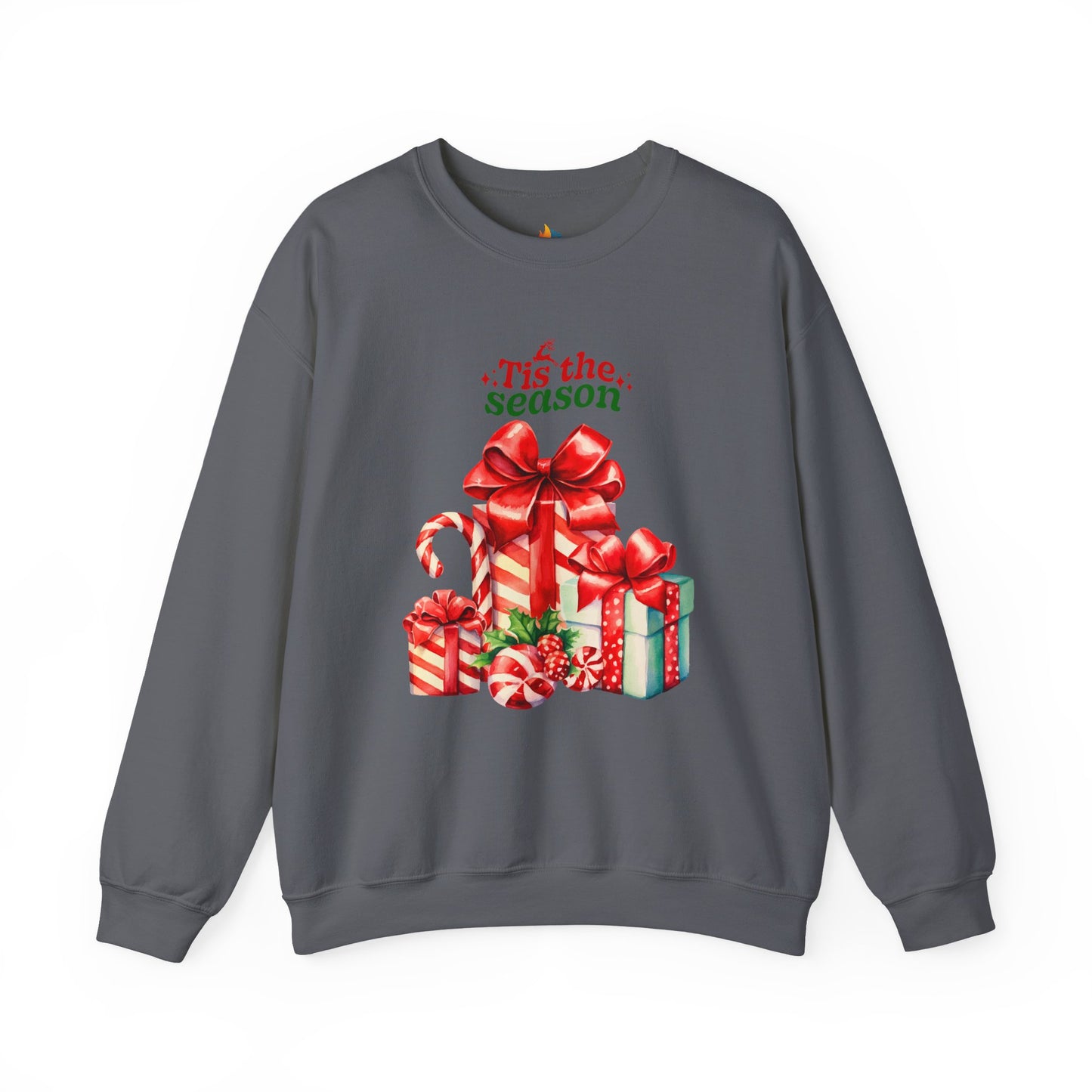 Tis the Season, Christmas Sweatshirt, Unisex Crewneck, Holiday Season Outfit, Winter Sweatshirt