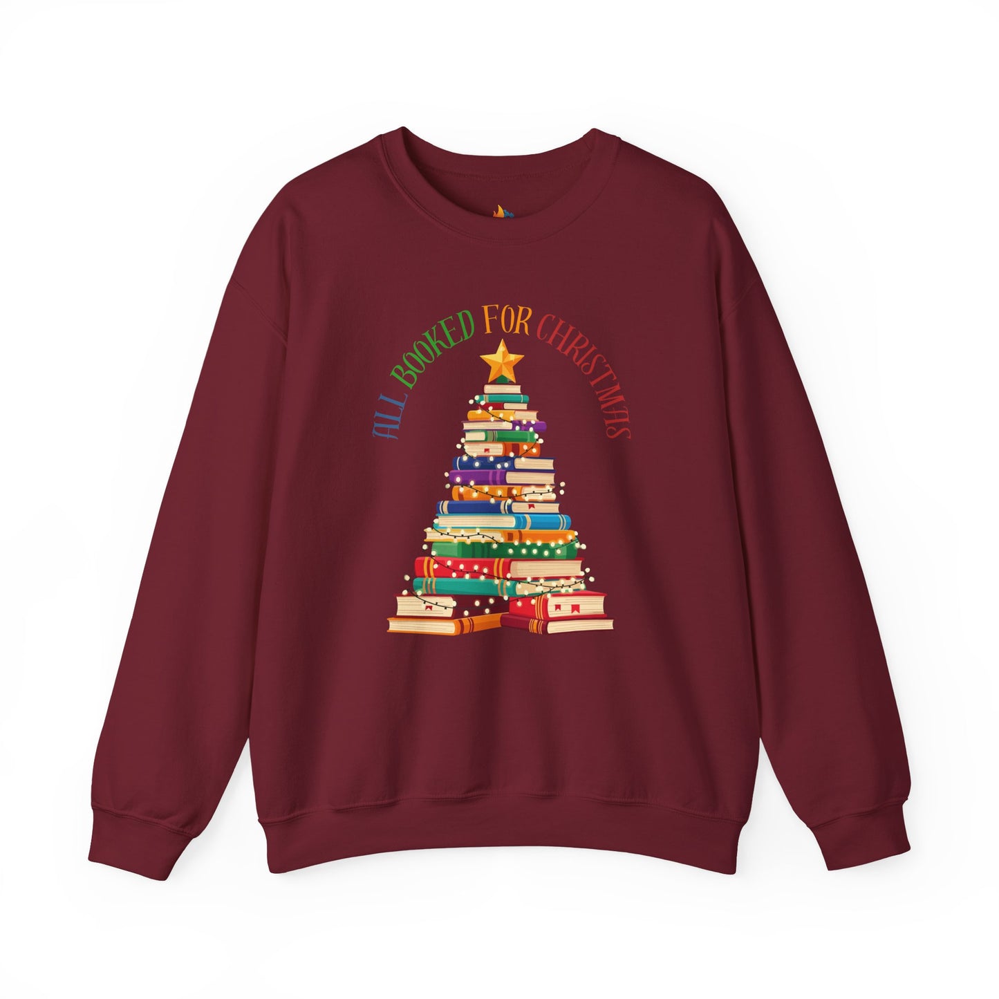 All booked for Christmas Sweatshirt, Unisex Crewneck, Holiday Season Outfit, Winter Sweatshirt