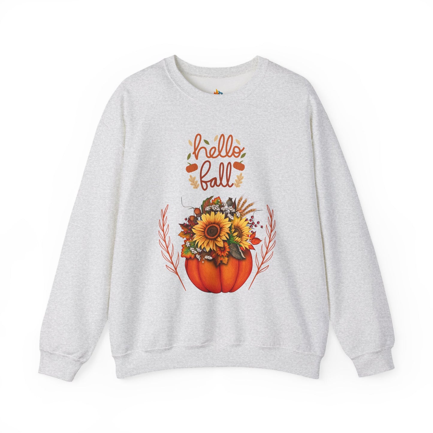 Hello Fall Sweatshirt, Unisex Crewneck, Fall Season Outfit, Cozy Fall Gift