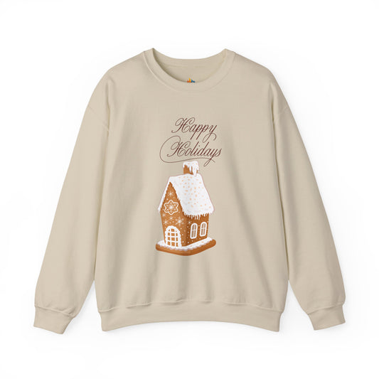 Happy Holidays, Christmas Sweatshirt, Unisex Crewneck, Holiday Season Outfit, Winter Sweatshirt
