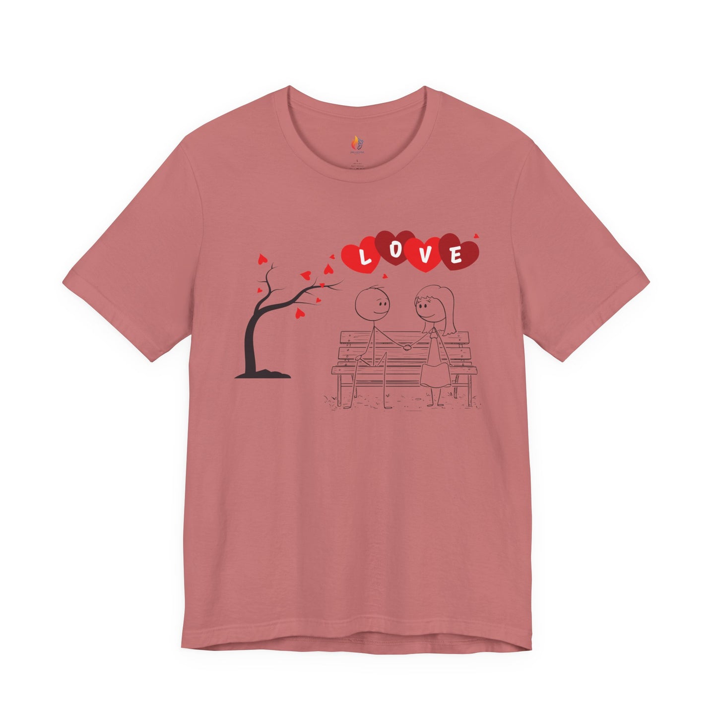 Couple Valentine’s Day T-shirt, Cute Valentine Shirt, Love Graphic Tee, Unisex Valentine Outfit, Gift for Him or Her, Romantic Holiday Tee