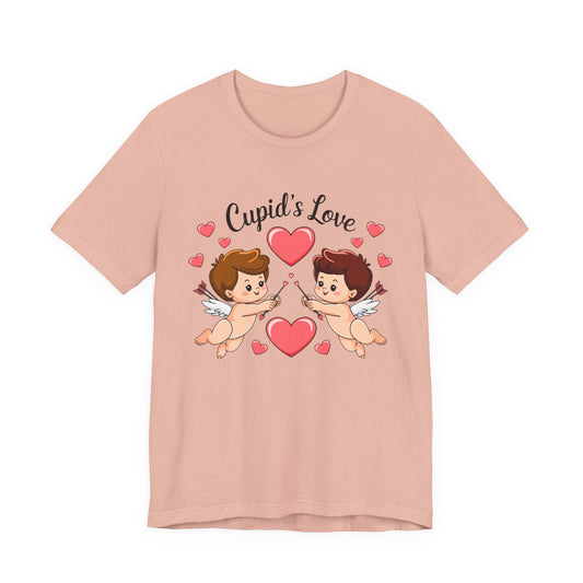 Cupid's Love T-Shirt, Valentine’s Day T-shirt, Cute Valentine Shirt, Love Graphic Tee, Unisex Valentine Outfit, Gift for Him or Her, Romantic Holiday Tee