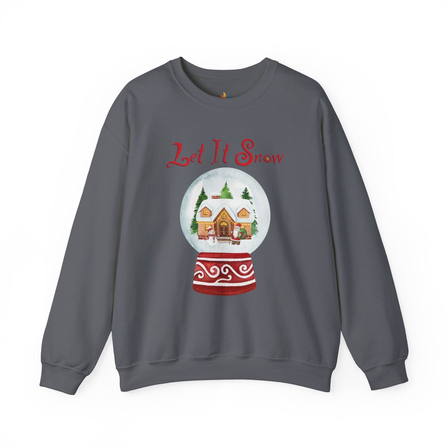 Let it Snow, Christmas Sweatshirt, Unisex Crewneck, Holiday Season Outfit, Winter Sweatshirt