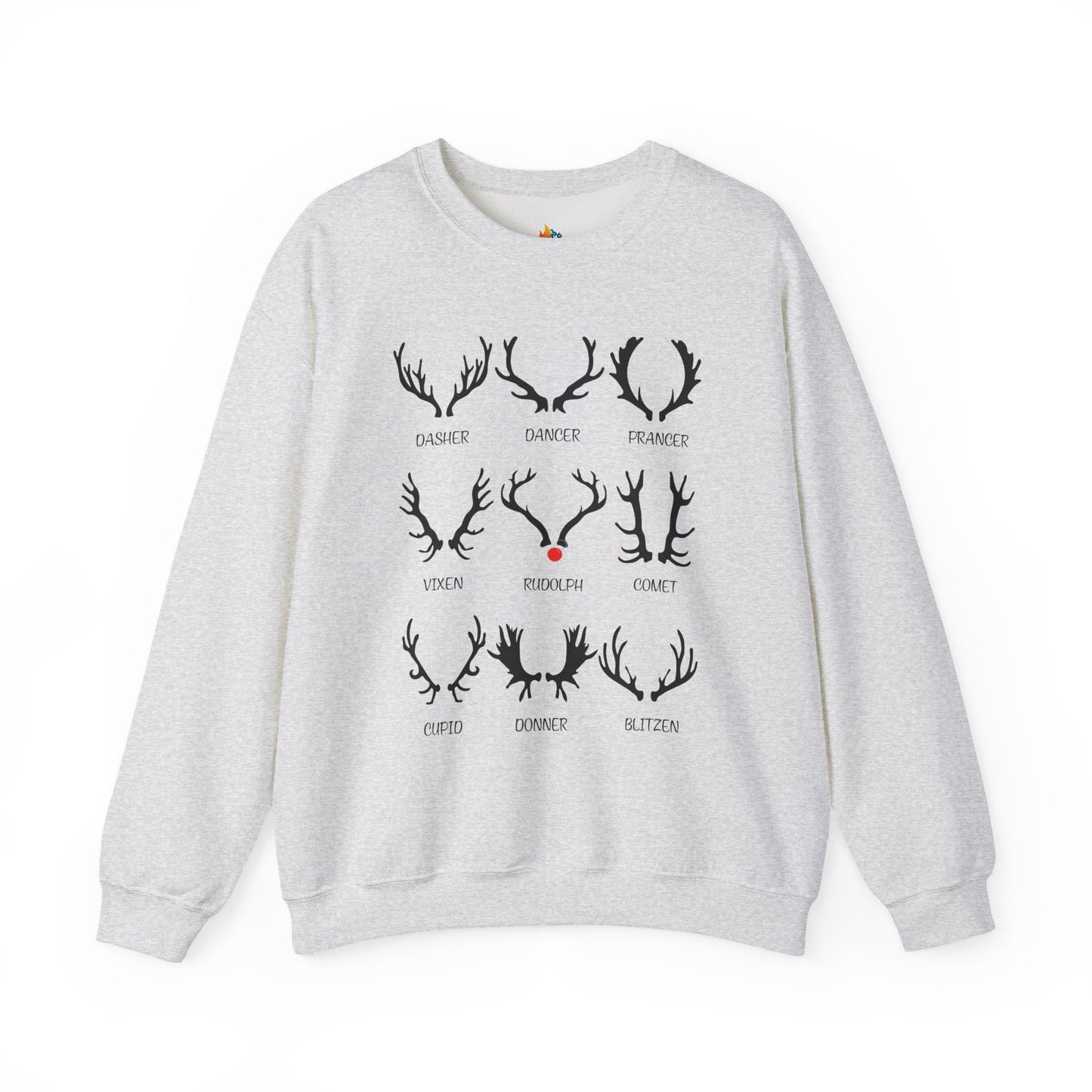 Reindeer, Christmas Sweatshirt, Unisex Crewneck, Holiday Season Outfit, Winter Sweatshirt
