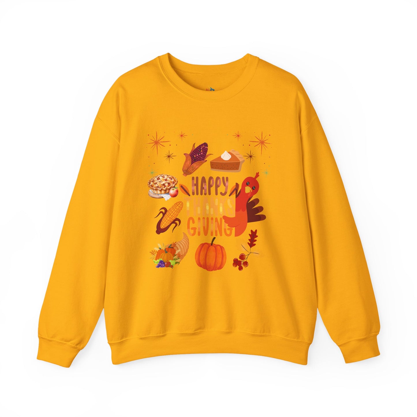 Happy Thanksgiving Sweatshirt, Unisex Crewneck, Fall Season Outfit, Cozy Fall Gift