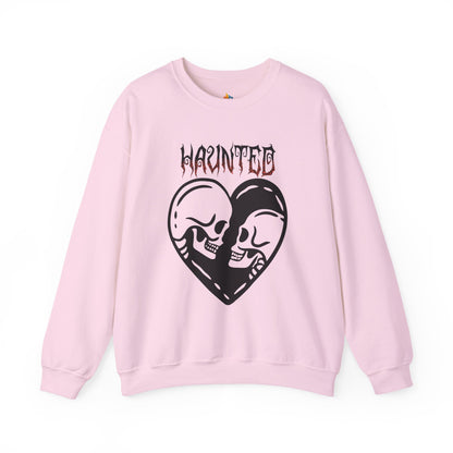 Haunted Sweatshirt, Unisex Crewneck, Fall Season Outfit, Cozy Fall Gift, Halloween Gift