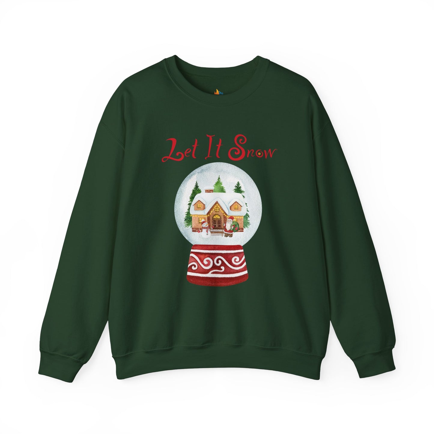 Let it Snow, Christmas Sweatshirt, Unisex Crewneck, Holiday Season Outfit, Winter Sweatshirt