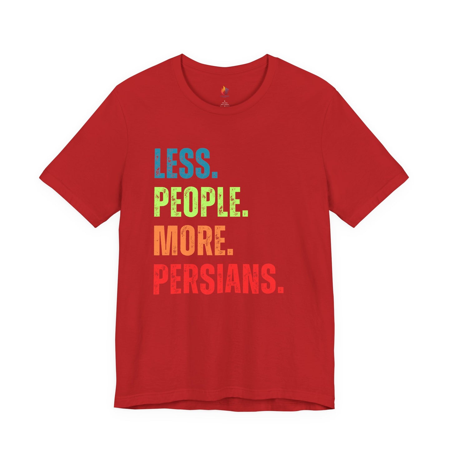 Cat Lover T-Shirt - "Less People More Persians" Graphic Tee