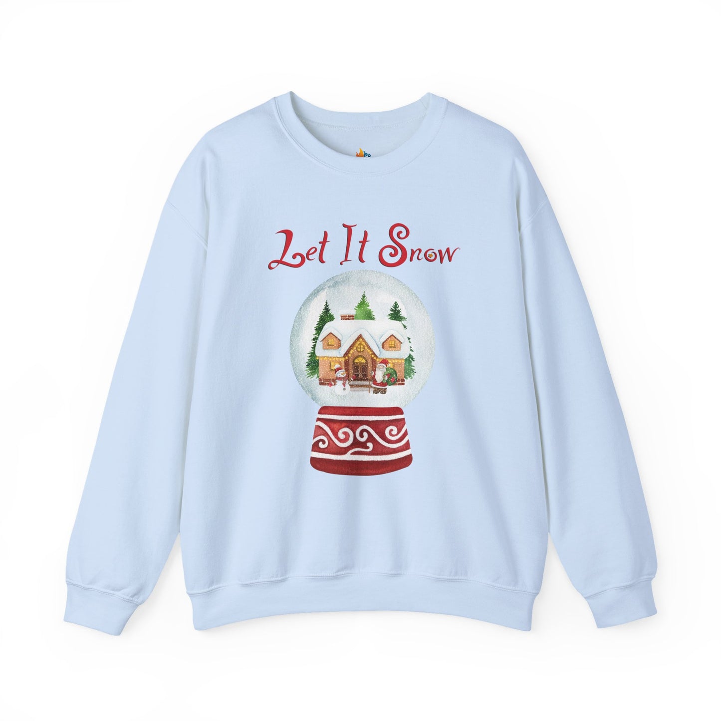 Let it Snow, Christmas Sweatshirt, Unisex Crewneck, Holiday Season Outfit, Winter Sweatshirt
