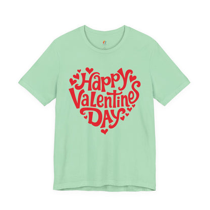 Happy Valentines Day T-Shirt, Valentine’s Day T-shirt, Cute Valentine Shirt, Love Graphic Tee, Unisex Valentine Outfit, Gift for Him or Her, Romantic Holiday Tee