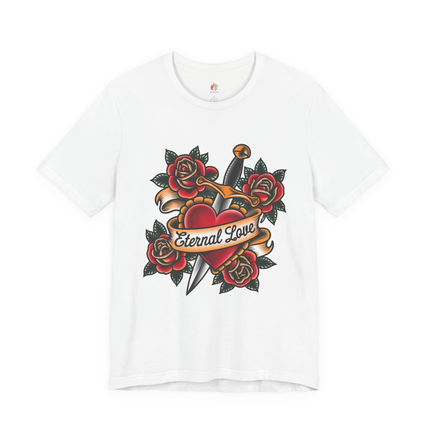 Eternal Love T-Shirt - Unisex Valentine Outfit, Valentine's day Gift, Valentine’s Day T-shirt, Cute Valentine Shirt, Gift for Him or Her,  Romantic Holiday Tee