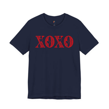 XOXO T-Shirt, Valentine’s Day T-shirt, Cute Valentine Shirt, Love Graphic Tee, Unisex Valentine Outfit, Gift for Him or Her, Romantic Holiday Tee