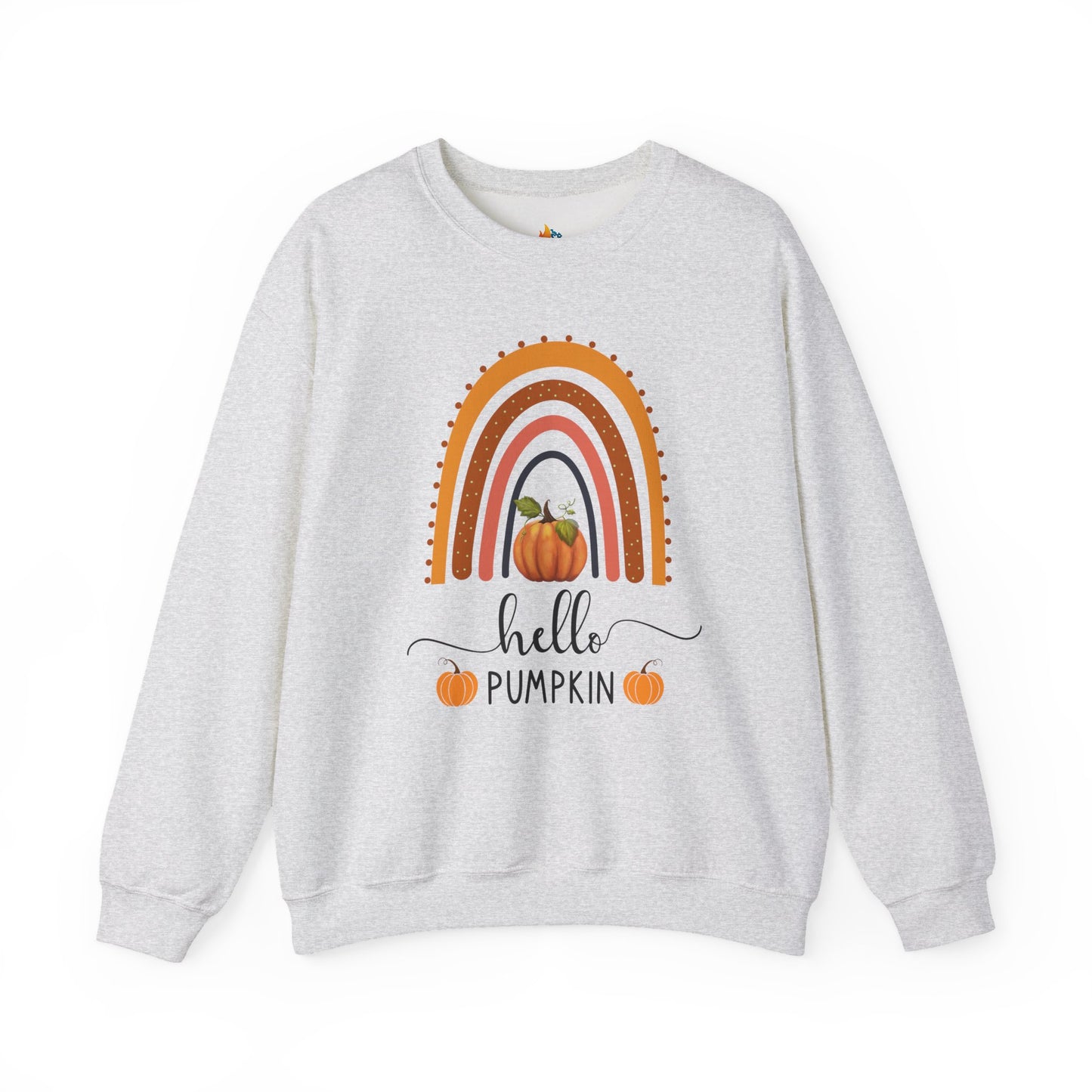 Hello Pumpkin Sweatshirt, Unisex Crewneck, Fall Season Outfit, Cozy Fall Gift