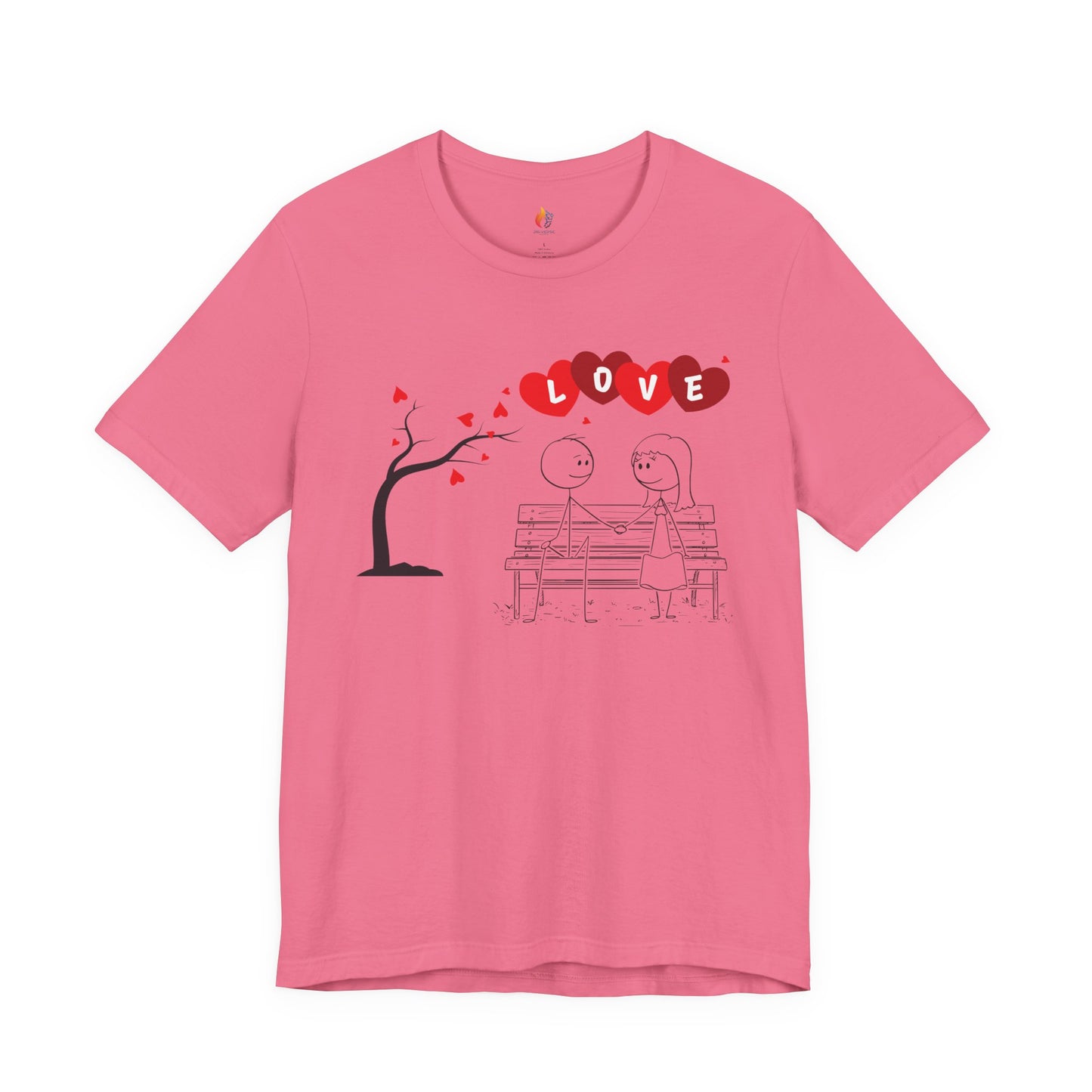 Couple Valentine’s Day T-shirt, Cute Valentine Shirt, Love Graphic Tee, Unisex Valentine Outfit, Gift for Him or Her, Romantic Holiday Tee