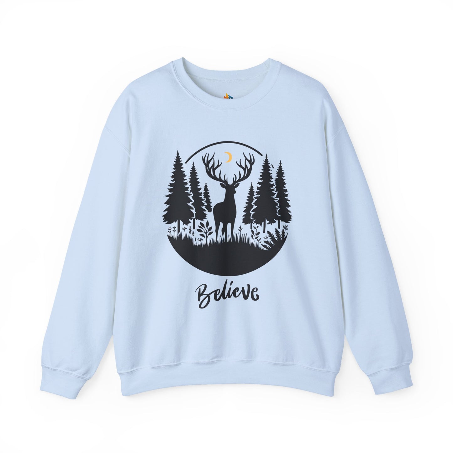 Believe, Christmas Sweatshirt, Unisex Crewneck, Holiday Season Outfit, Winter Sweatshirt