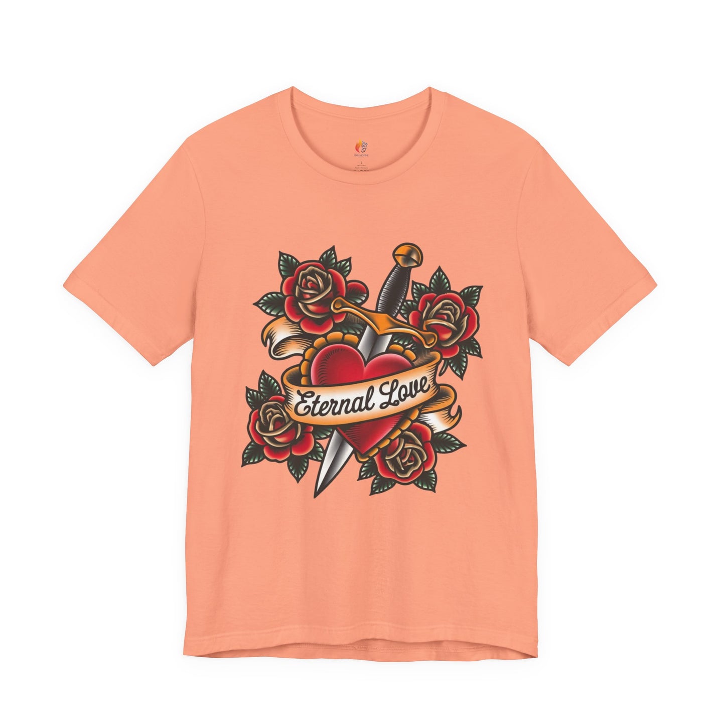 Eternal Love T-Shirt - Unisex Valentine Outfit, Valentine's day Gift, Valentine’s Day T-shirt, Cute Valentine Shirt, Gift for Him or Her,  Romantic Holiday Tee