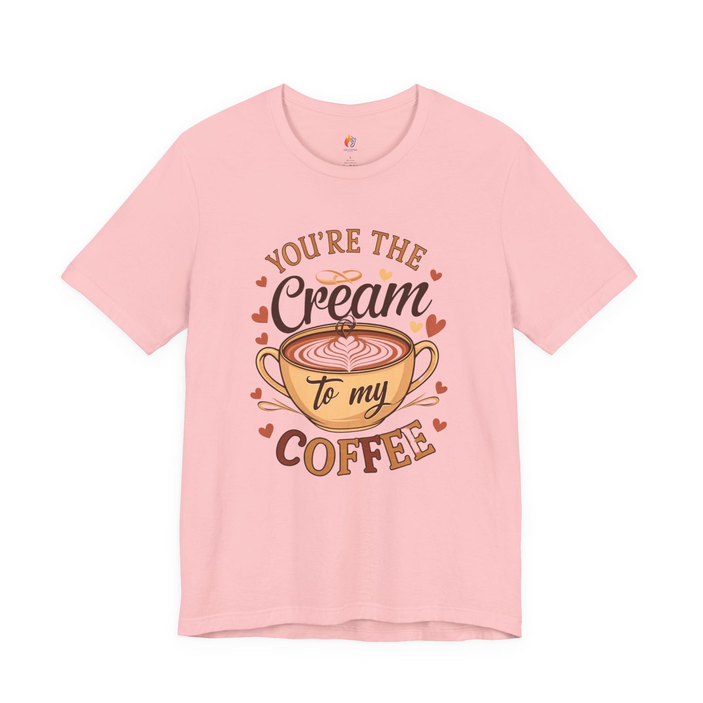 You are the Cream to my Coffee T-Shirt, Valentine’s Day T-shirt, Cute Valentine Shirt, Love Graphic Tee, Unisex Valentine Outfit, Gift for Him or Her, Romantic Holiday Tee