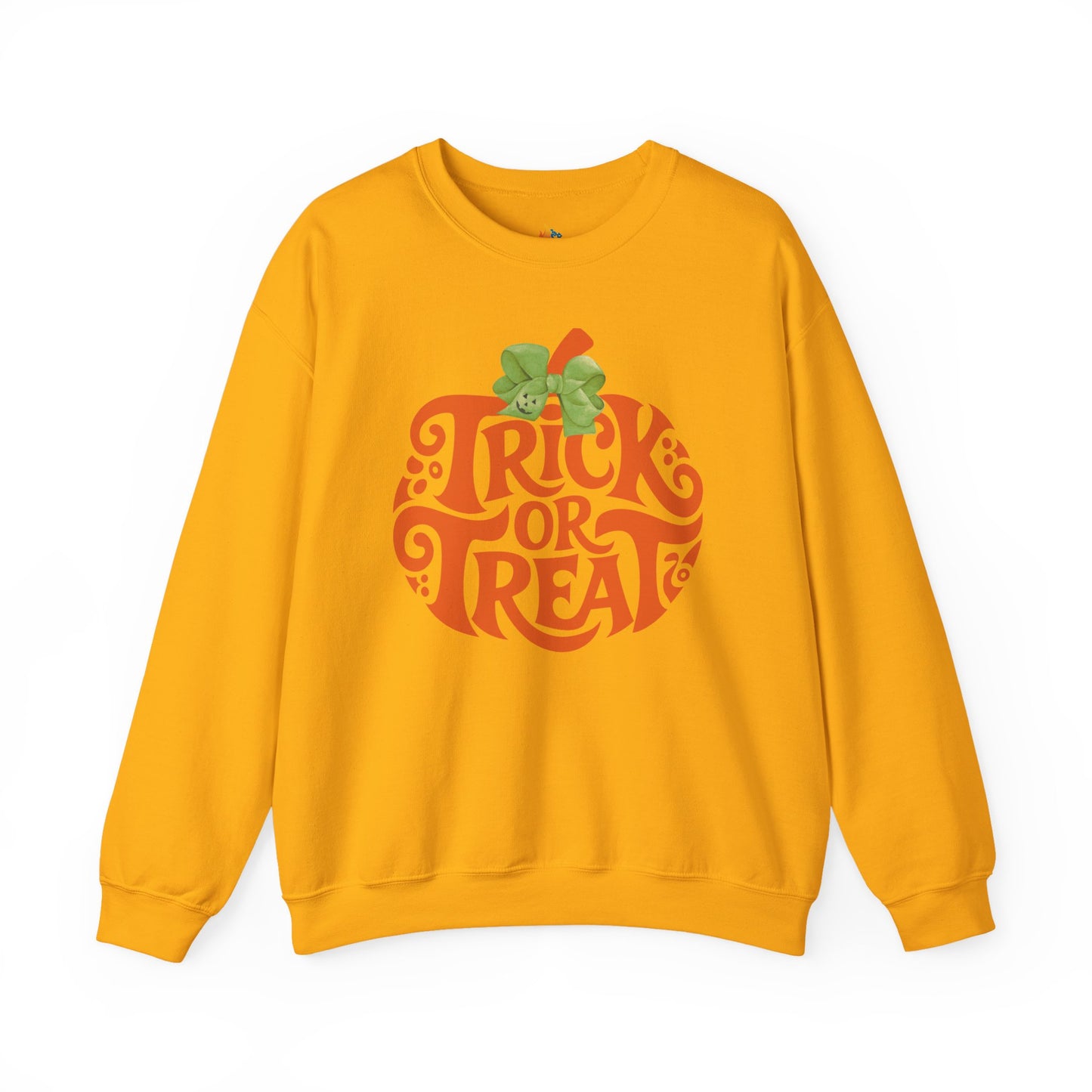 Trick or Treat Halloween Sweatshirt, Unisex Crewneck, Funny Halloween Apparel, Spooky Season Outfit, Cozy Fall Gift, Spooky Cute, Retro Halloween Gift