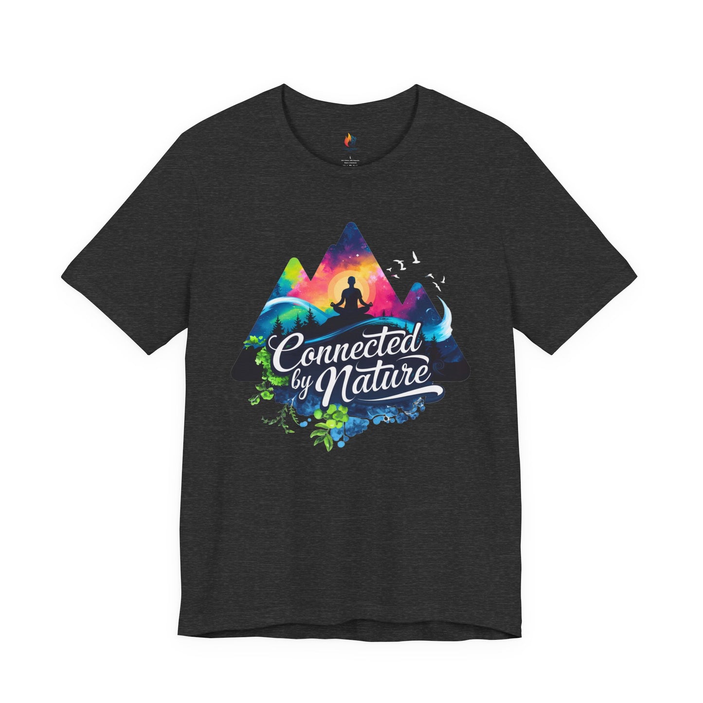 Connected by Nature T-Shirt, Graphic Tee, Gift for Nature lovers, Womens Nature Tee,Mens Nature Tee, Environmentalist Tee, Gifts for Campers