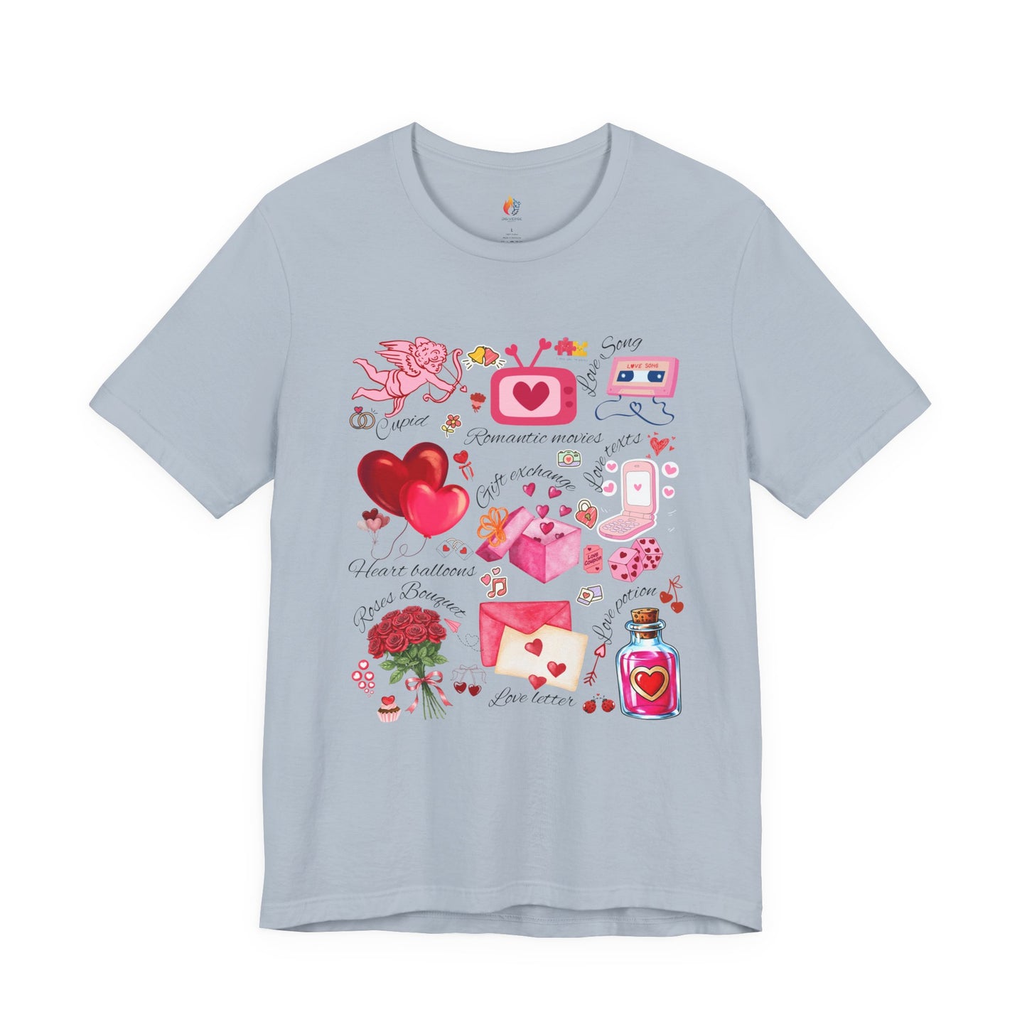 Valentine’s Day T-shirt, Cute Valentine Shirt, Love Graphic Tee, Unisex Valentine Outfit, Gift for Him or Her, Romantic Holiday Tee