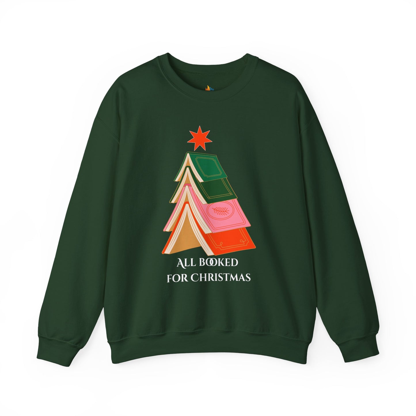 All booked for Christmas Sweatshirt, Unisex Crewneck, Holiday Season Outfit, Winter Sweatshirt