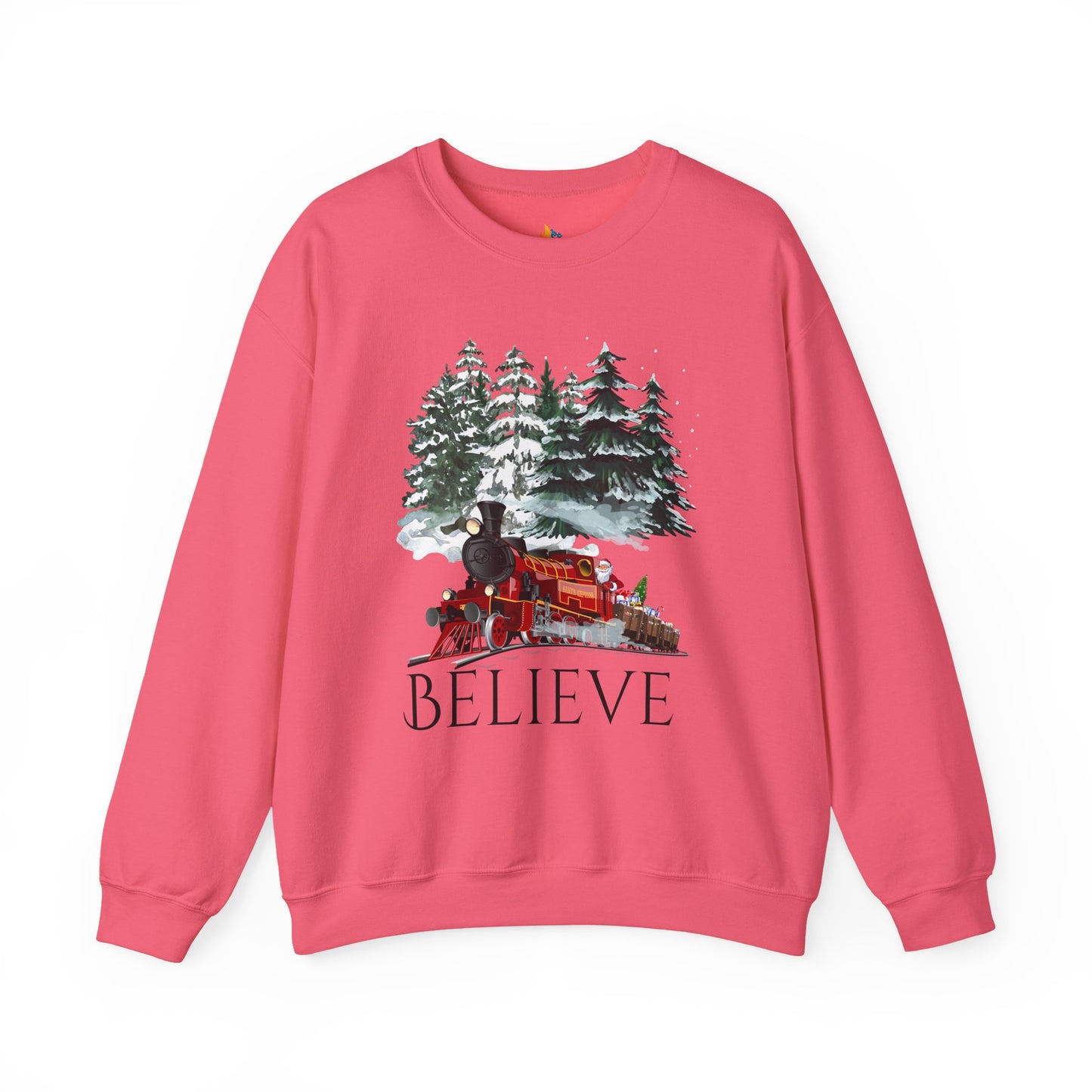 Believe, Christmas Sweatshirt, Unisex Crewneck, Holiday Season Outfit, Winter Sweatshirt