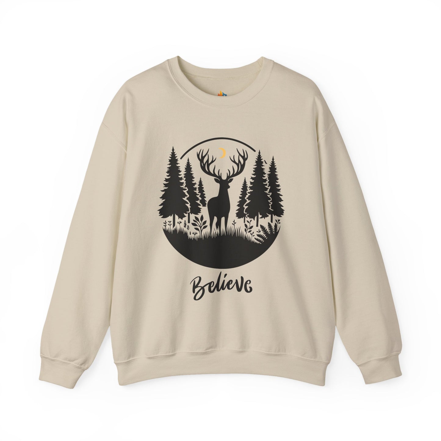 Believe, Christmas Sweatshirt, Unisex Crewneck, Holiday Season Outfit, Winter Sweatshirt