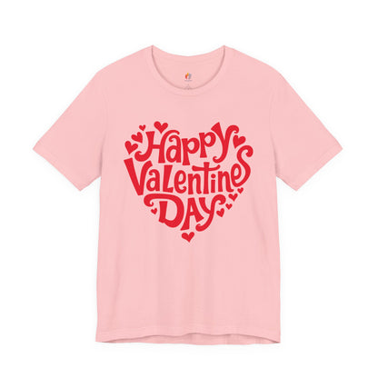 Happy Valentines Day T-Shirt, Valentine’s Day T-shirt, Cute Valentine Shirt, Love Graphic Tee, Unisex Valentine Outfit, Gift for Him or Her, Romantic Holiday Tee