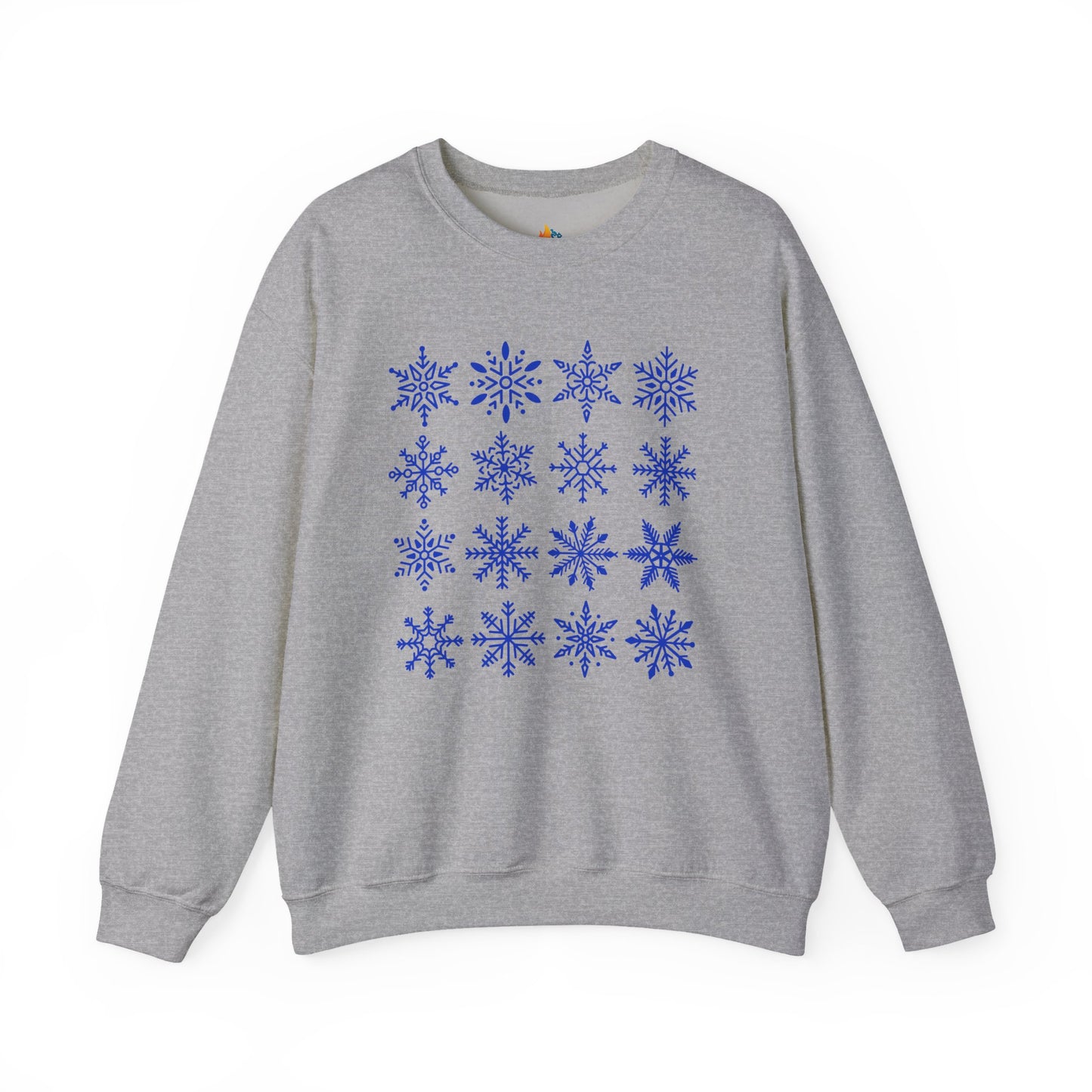 Snowflakes, Christmas Sweatshirt, Unisex Crewneck, Holiday Season Outfit, Winter Sweatshirt