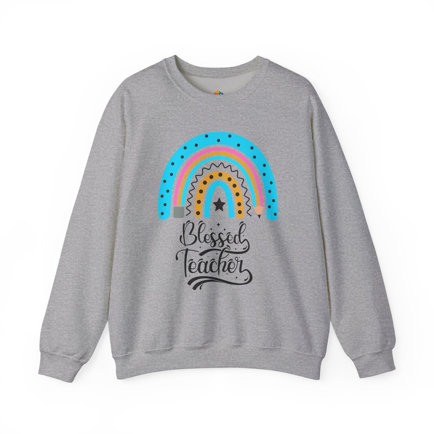Blessed Teacher, Thanksgiving Sweatshirt, Unisex Crewneck, Fall Season Outfit, Cozy Fall Gift