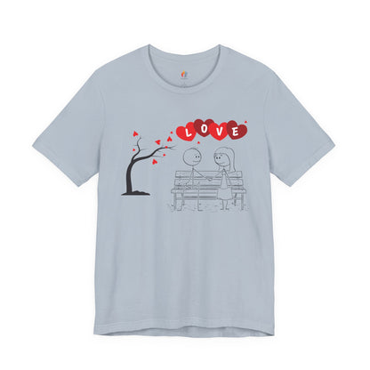 Couple Valentine’s Day T-shirt, Cute Valentine Shirt, Love Graphic Tee, Unisex Valentine Outfit, Gift for Him or Her, Romantic Holiday Tee