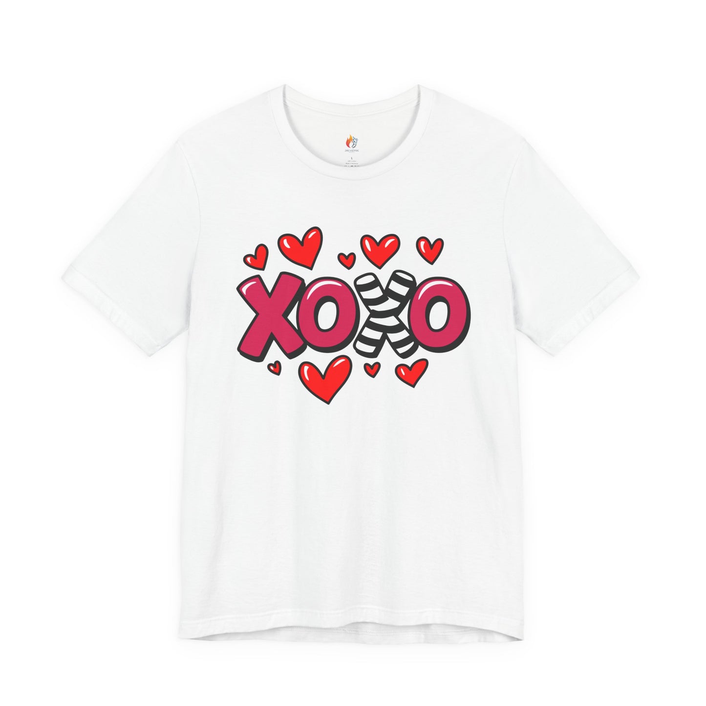 XOXO T-Shirt, Valentine’s Day T-shirt, Cute Valentine Shirt, Love Graphic Tee, Unisex Valentine Outfit, Gift for Him or Her, Romantic Holiday Tee