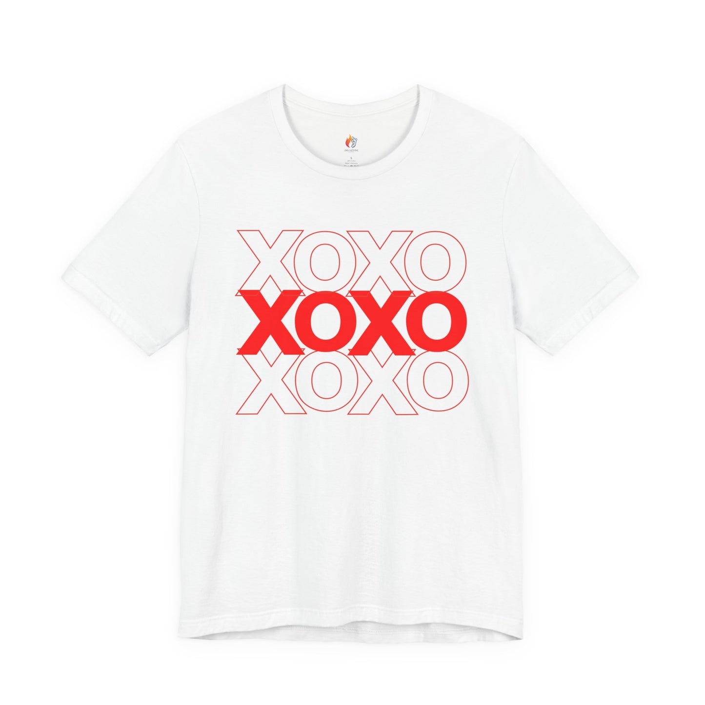 XOXO T-Shirt, Valentine’s Day T-shirt, Cute Valentine Shirt, Love Graphic Tee, Unisex Valentine Outfit, Gift for Him or Her, Romantic Holiday Tee