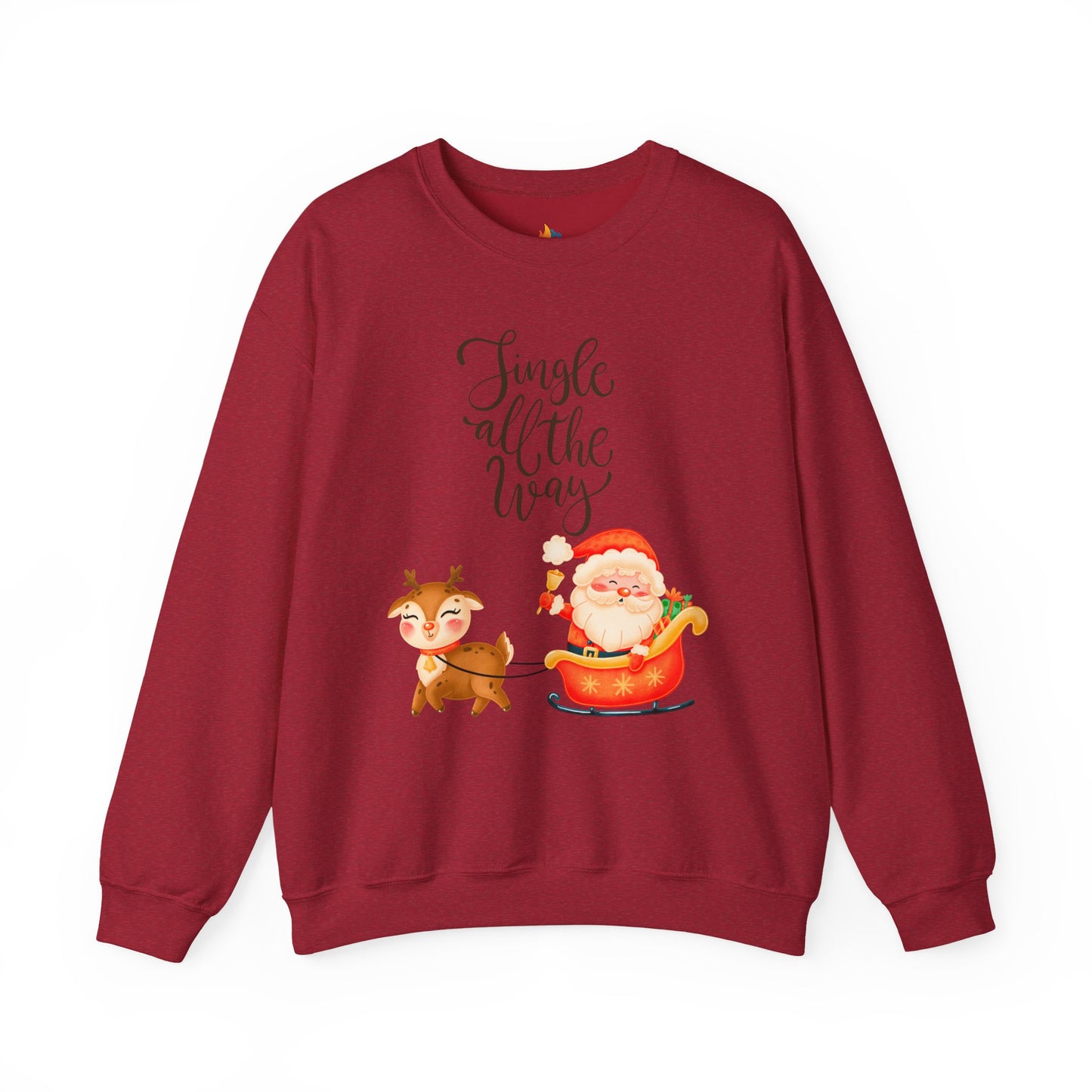 Jingle all the way, Christmas Sweatshirt, Unisex Crewneck, Holiday Season Outfit, Winter Sweatshirt