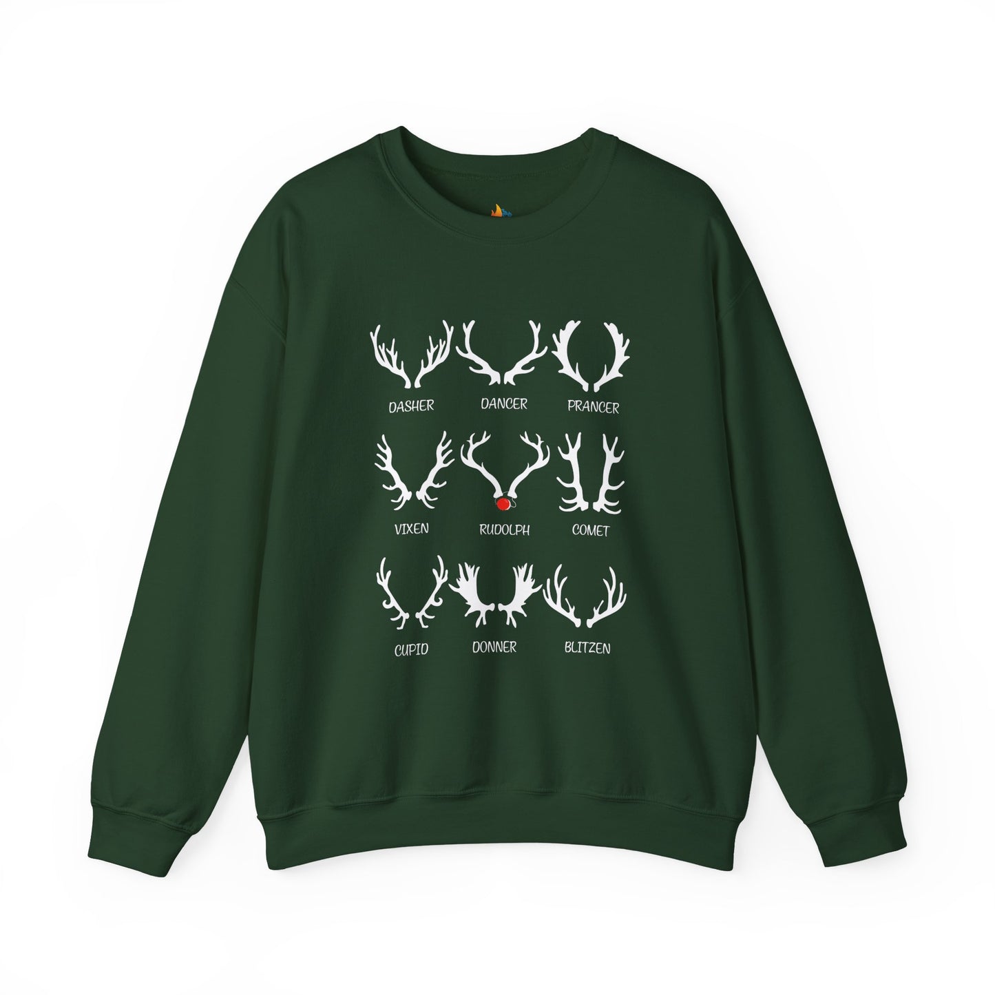 Reindeer, Christmas Sweatshirt, Unisex Crewneck, Holiday Season Outfit, Winter Sweatshirt