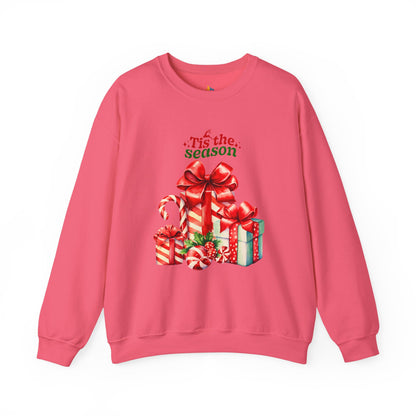 Tis the Season, Christmas Sweatshirt, Unisex Crewneck, Holiday Season Outfit, Winter Sweatshirt
