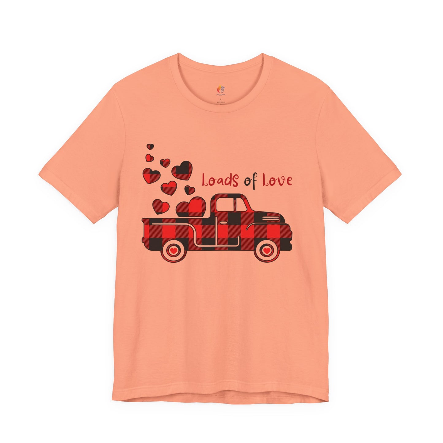 Loads of Love T-Shirt, Valentine’s Day T-shirt, Cute Valentine Shirt, Love Graphic Tee, Unisex Valentine Outfit, Gift for Him or Her, Romantic Holiday Tee