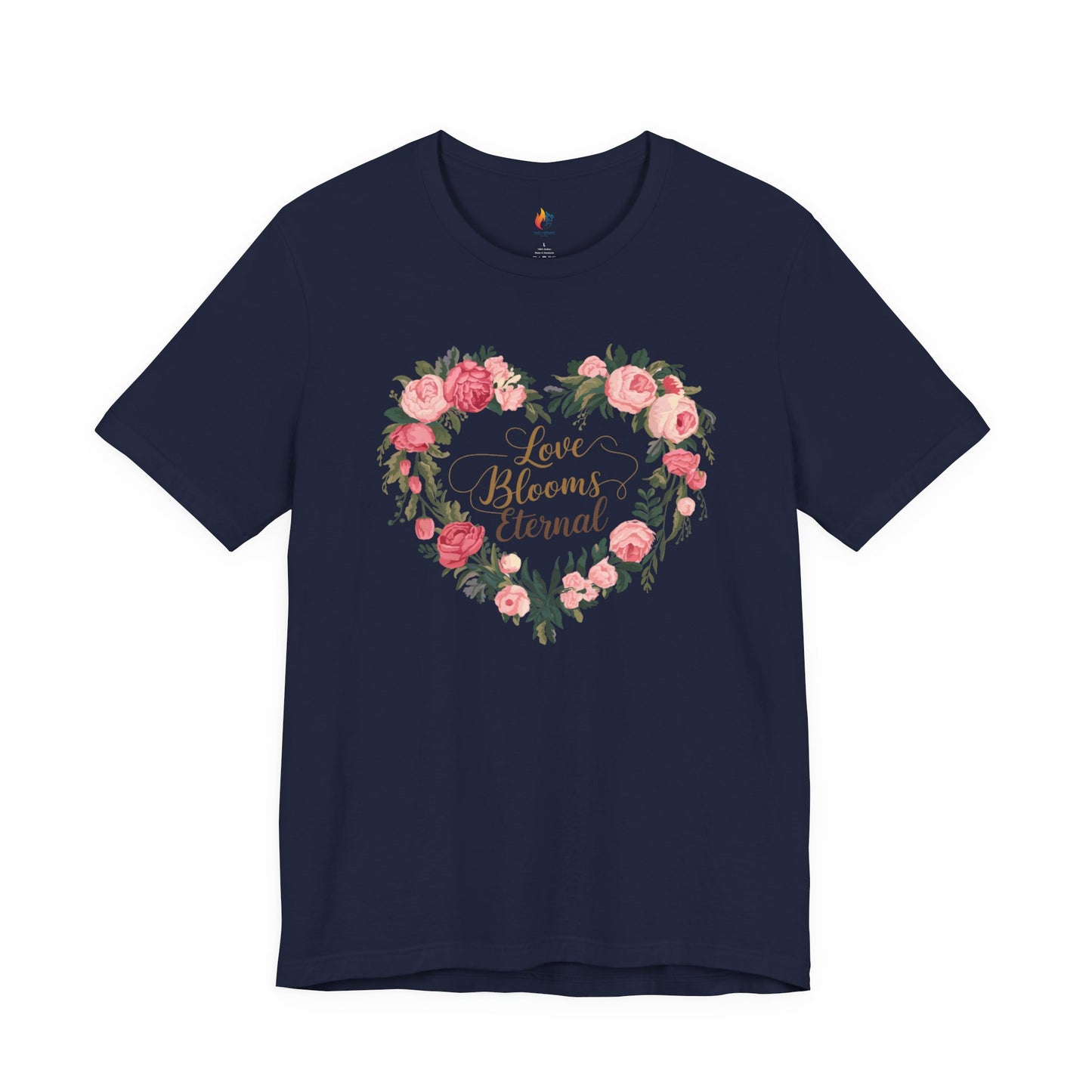 Love Blooms Eternal T-Shirt, Valentine’s Day T-shirt, Cute Valentine Shirt, Love Graphic Tee, Unisex Valentine Outfit, Gift for Him or Her, Romantic Holiday Tee