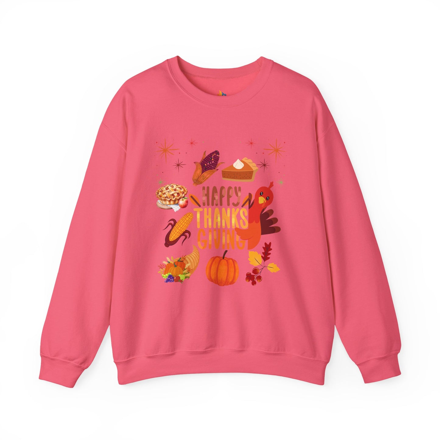 Happy Thanksgiving Sweatshirt, Unisex Crewneck, Fall Season Outfit, Cozy Fall Gift