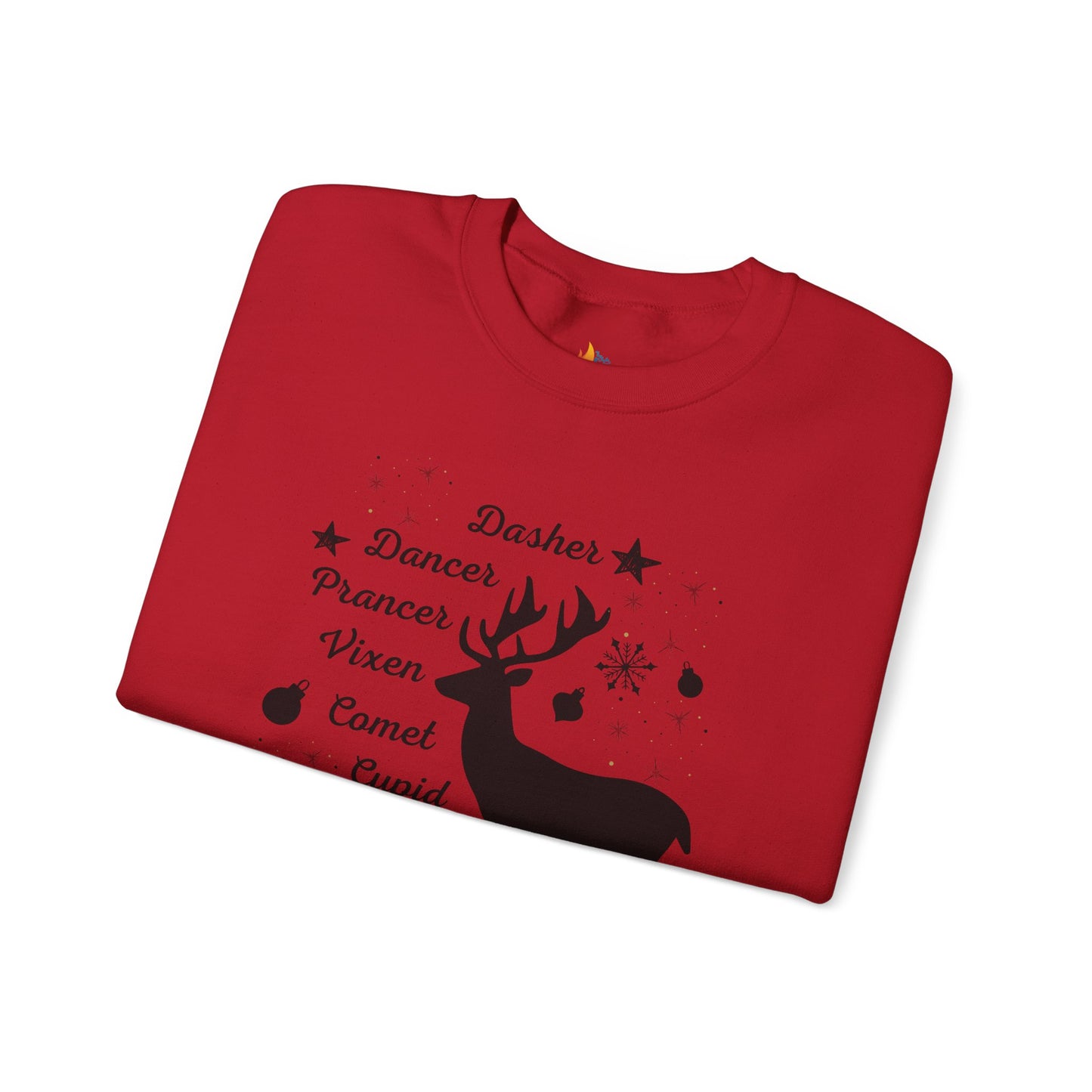 Reindeer, Christmas Sweatshirt, Unisex Crewneck, Holiday Season Outfit, Winter Sweatshirt