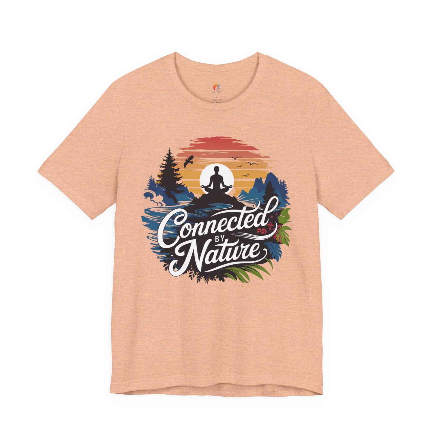 Connected by Nature T-Shirt, Graphic Tee, Gift for Nature lovers, Womens Nature Tee,Mens Nature Tee, Environmentalist Tee, Gifts for Campers