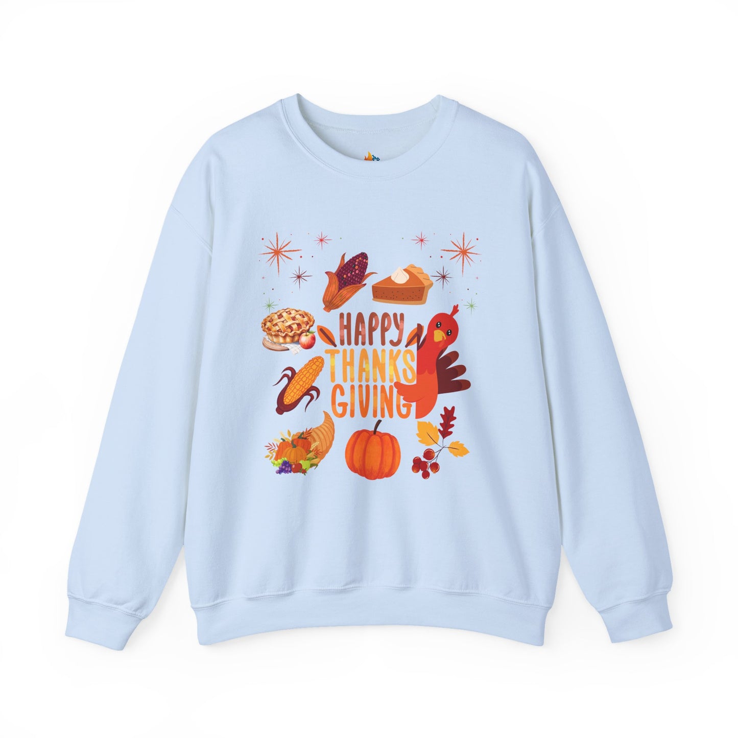 Happy Thanksgiving Sweatshirt, Unisex Crewneck, Fall Season Outfit, Cozy Fall Gift