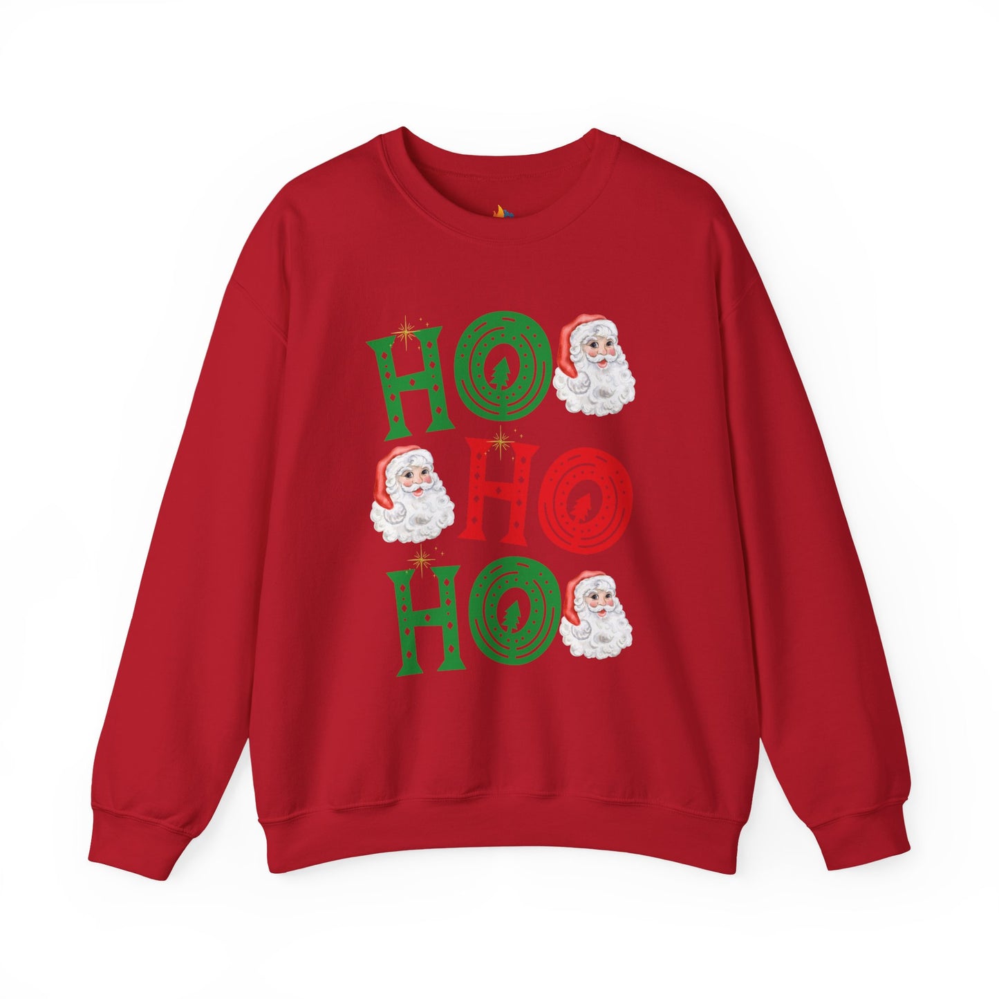 Ho Ho Ho, Christmas Sweatshirt, Unisex Crewneck, Holiday Season Outfit, Winter Sweatshirt
