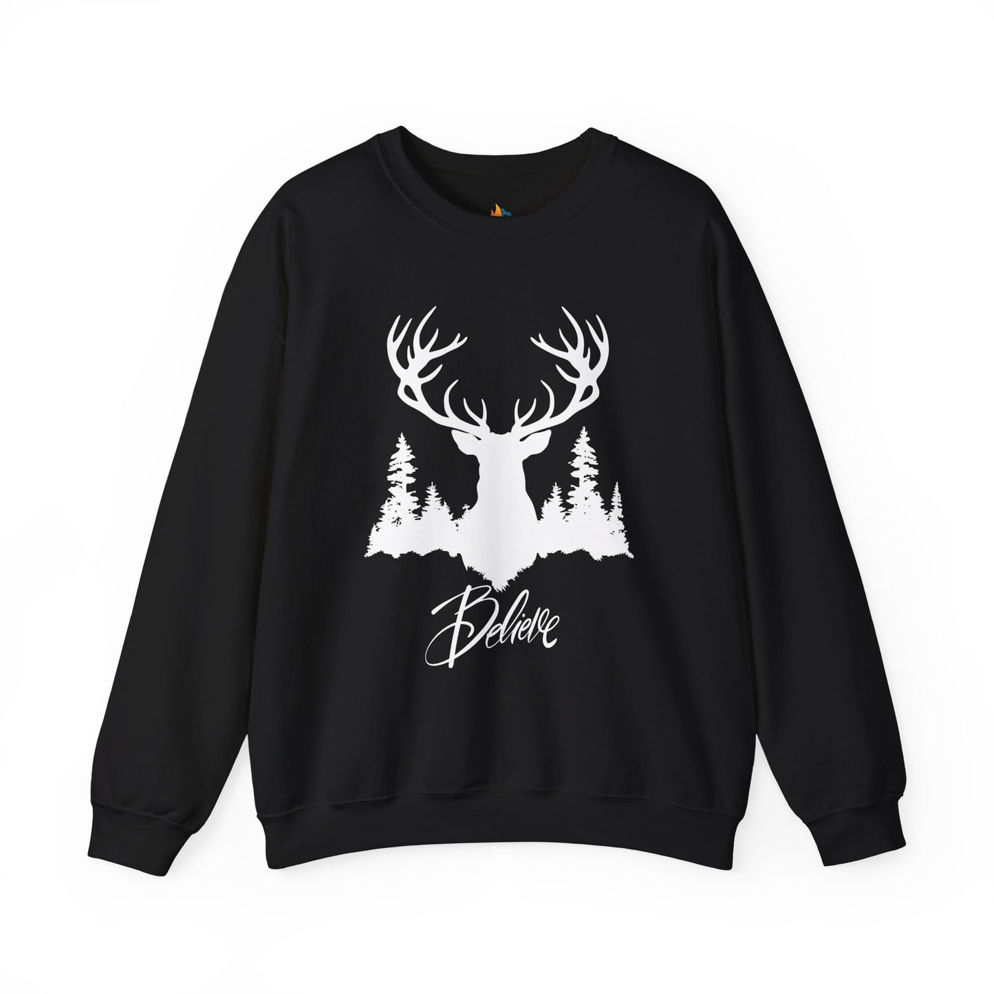 Believe, Christmas Sweatshirt, Unisex Crewneck, Holiday Season Outfit, Winter Sweatshirt